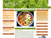 Frontpage screenshot for site: Proizvodnja domaće tjestenine (http://www.mariolina.hr/)