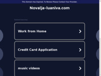 Frontpage screenshot for site: (http://www.novalja-luaniva.com/)