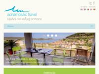 Frontpage screenshot for site: Adriamosaic - putnička agencija za odmor u Hrvatskoj (http://www.adriamosaic.com)