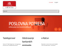 Frontpage screenshot for site: Senso IS - informacijski sustavi (http://www.senso-is.hr)