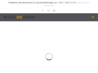 Frontpage screenshot for site: Rustik kamen d.o.o. (http://www.rustik-kamen.hr)
