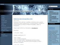 Frontpage screenshot for site: Astronomsko društvo - Korenica (http://www.adk.hr/)