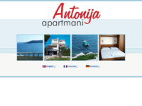 Frontpage screenshot for site: turistički apartmani na obali Vinišća u vili Antonija (http://www.villa-antonija.com)