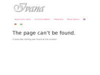 Frontpage screenshot for site: (http://www.apartmanivana.com/)