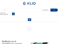 Frontpage screenshot for site: Klio d.o.o. (http://www.klio.hr/)