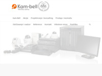 Frontpage screenshot for site: Kam-bell - tehnička zaštita (http://www.kam-bell.hr/)