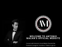 Frontpage screenshot for site: Antonio  Macan (http://www.antoniomacan.de)