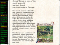 Frontpage screenshot for site: Gorski kotar (http://www.appleby.net/gorskykotar.html)
