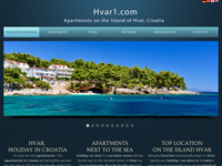 Frontpage screenshot for site: Apartmani Petrovac, otok Hvar (http://www.hvar1.com/)