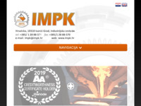 Frontpage screenshot for site: Industrija metalnih proizvoda i konstrukcija d.o.o. (http://www.impk.biz)