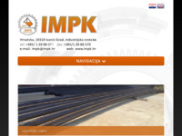 Frontpage screenshot for site: Industrija metalnih proizvoda i konstrukcija d.o.o. (http://www.impk.biz)