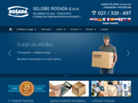 Frontpage screenshot for site: Selidbe Rošada d.o.o. (http://www.rosada.hr/)