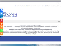Frontpage screenshot for site: Svan consulting (http://www.svanconsulting.com)