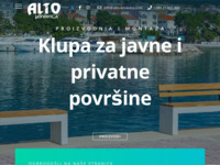 Frontpage screenshot for site: (http://www.alto-krvavica.hr/)