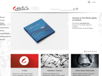 Frontpage screenshot for site: Cantus d.o.o. produkcija, organizacija, izdavaštvo (http://www.cantus.hr/)