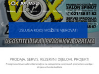 Frontpage screenshot for site: Vox-Branko - Split (http://www.vox-branko.hr/)
