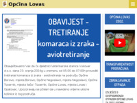 Frontpage screenshot for site: (http://www.lovas.hr/)