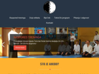 Frontpage screenshot for site: Iwama ryu aikido klub Rijeka (http://www.aikidorijeka.hr)