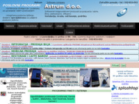 Frontpage screenshot for site: Astrum d.o.o. (http://www.astrum.hr)