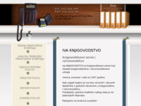 Frontpage screenshot for site: (http://www.iva-knjigovodstvo.hr)