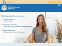 Frontpage screenshot for site: Meditacija - Transcendentalna meditacija (http://www.tm-savez.hr)