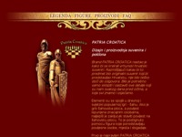 Frontpage screenshot for site: Patria Croatica (http://www.patriacroatica.com/)