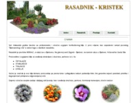 Frontpage screenshot for site: Rasadnik Kristek (http://www.gti.hr/kristek)