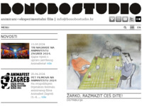 Frontpage screenshot for site: (http://www.bonobostudio.hr)
