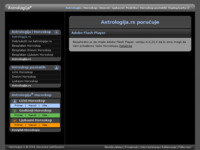 Frontpage screenshot for site: (http://www.astrologija.rs/)