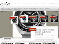 Frontpage screenshot for site: Watchart - centar satova (http://www.watchart.hr)