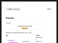 Frontpage screenshot for site: Forum za osobe sa posebnim potrebama (http://www.forum-opp.com)