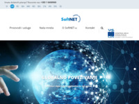 Frontpage screenshot for site: Softnet informacijske infrastrukture d.o.o. (http://www.softnet.hr)
