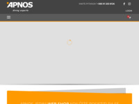 Frontpage screenshot for site: (http://www.apnos.hr/)