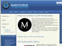 Frontpage screenshot for site: (http://www.nasciturus.com)