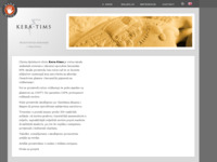 Frontpage screenshot for site: Kera-Tims - uporabna i ukrasna keramika - ručni rad (http://www.kera-tims.hr)