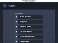Frontpage screenshot for site: (http://www.majic.hr)