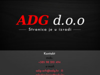 Frontpage screenshot for site: (http://www.adg.hr)
