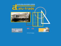 Frontpage screenshot for site: Alu-trade (http://www.alutradestolarija-zd.hr)
