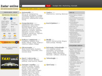 Frontpage screenshot for site: Zadar online (http://www.zadaronline.com)