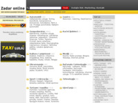 Frontpage screenshot for site: (http://www.zadaronline.com)