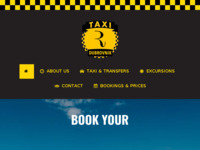 Frontpage screenshot for site: (http://www.taxidubrovnik.com/)