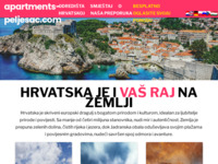 Frontpage screenshot for site: (http://www.apartments-peljesac.com)