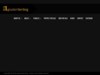 Frontpage screenshot for site: (http://www.agramerbordog.com)