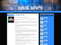 Frontpage screenshot for site: (http://www.boje-noci.com)