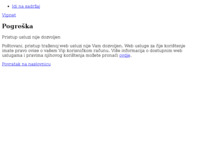 Frontpage screenshot for site: Don veterinarska ambulanta (http://web.vip.hr/elicazg.vip/index.html)