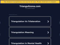 Frontpage screenshot for site: Trianguli zona (http://www.triangulizona.com/)