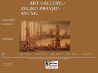 Frontpage screenshot for site: On-line galerija slika Željka Pranjić-Anušića (http://www.inet.hr/zpa-art)