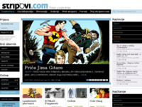 Frontpage screenshot for site: (http://www.stripovi.com/)