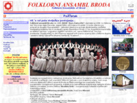 Frontpage screenshot for site: Folklorni ansambl Broda (http://www.fa-broda.hr/)