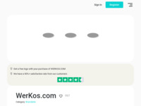 Frontpage screenshot for site: Werkos d.o.o. (http://www.werkos.com/)